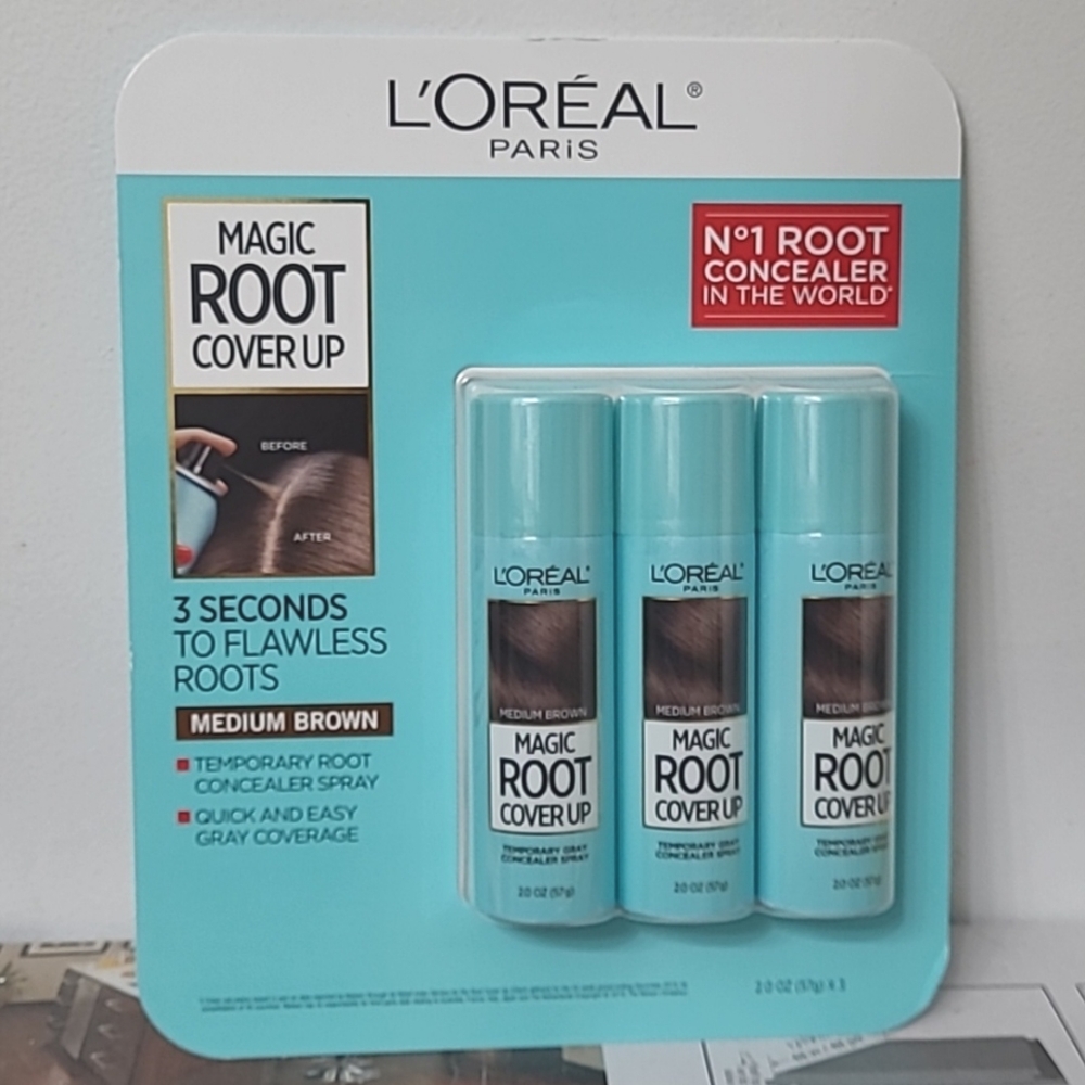 L’Oreal Magic Root Cover Up (3-Pack) Medium Brown